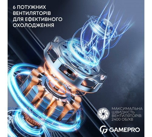 Охолоджуюча підставка для ноутбука GamePro CP660