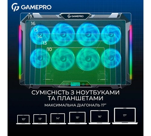 Охолоджуюча підставка для ноутбука GamePro CP795