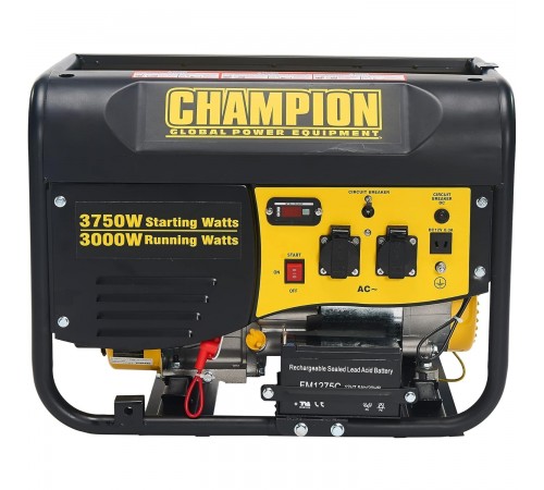 Генератор бензиновий Champion 3.5 кВт з електростартом (CPG4000E1-EU)