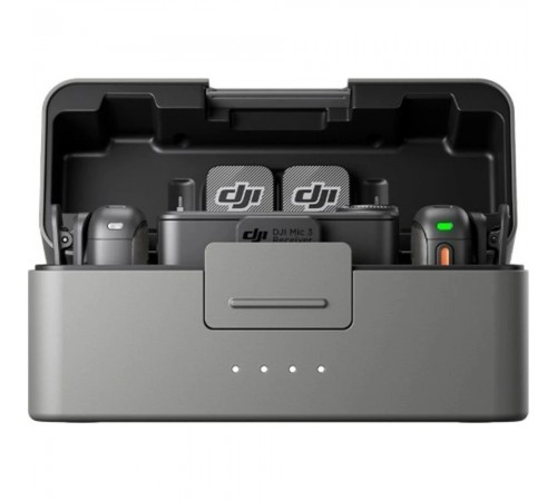 Мікрофонна радіосистема DJI Mic 3 (2 TX + 1 RX + Charging Case) (CP.RN.00000480.01)