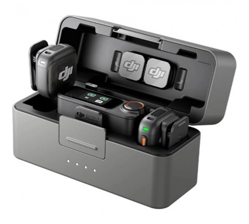 Мікрофонна радіосистема DJI Mic 3 (2 TX + 1 RX + Charging Case) (CP.RN.00000480.01)