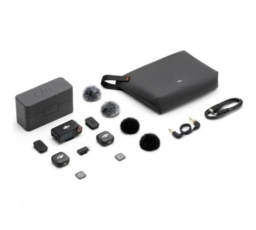 Мікрофонна радіосистема DJI Mic 3 (2 TX + 1 RX + Charging Case) (CP.RN.00000480.01)