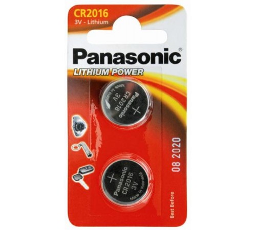 Батарейка Panasonic CR 2016 BL 2шт Батарейка Panasonic CR 2016 BL 2шт