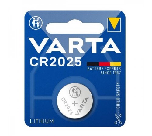 Батарейка Varta Lithium CR2025 BL 1шт
