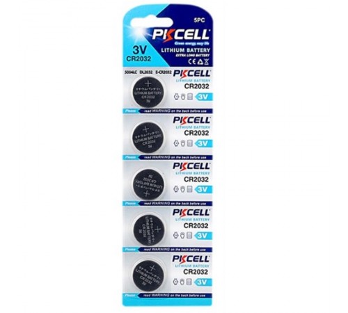 Батарейка PKCELL CR2032 BL 5шт