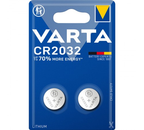 Батарейка Varta Lithium CR2032 BL 2шт