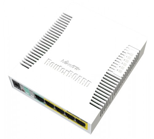 Комутатор MikroTik CSS106-1G-4P-1S (RB260GSP) Комутатор MikroTik CSS106-1G-4P-1S (RB260GSP)