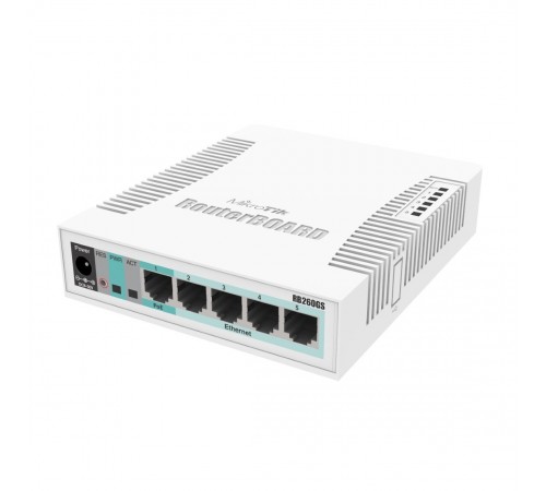 Комутатор MikroTik RB260GS (CSS106-5G-1S) Комутатор MikroTik RB260GS (CSS106-5G-1S)