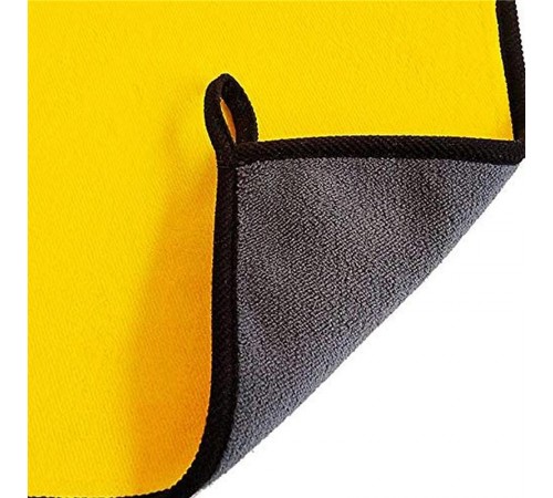 Мікрофібра (авторушник) ColorWay автомобільна універсальна Extra Dry 800gsm 50х60см жовто-сіра (CW-5608) Мікрофібра (авторушник) ColorWay автомобільна універсальна Extra Dry 800gsm 50х60см жовто-сіра (CW-5608)