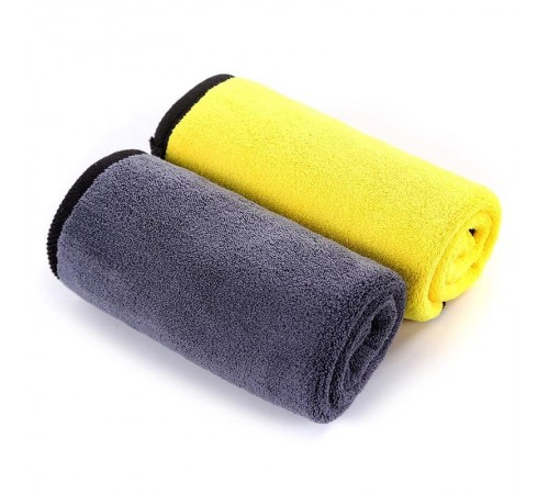 Мікрофібра (авторушник) ColorWay автомобільна універсальна Extra Dry 800gsm 50х60см жовто-сіра (CW-5608) Мікрофібра (авторушник) ColorWay автомобільна універсальна Extra Dry 800gsm 50х60см жовто-сіра (CW-5608)