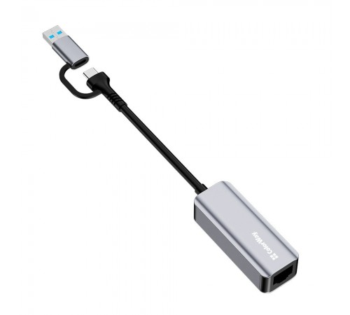 Мережевий адаптер ColorWay USB-A/USB-С 3.0 - RJ45 (CW-AD-CRG) Мережевий адаптер ColorWay USB-A/USB-С 3.0 - RJ45 (CW-AD-CRG)
