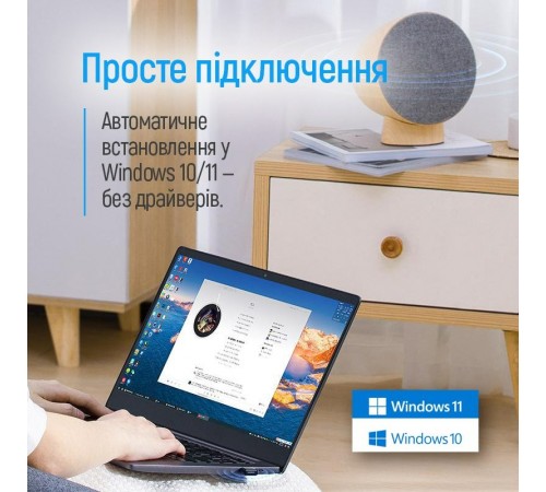 Бездротовий адаптер ColorWay Wi-Fi (CW-AD-W2) Бездротовий адаптер ColorWay Wi-Fi (CW-AD-W2)