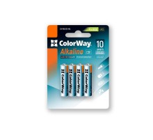 Батарейка ColorWay Alkaline Power AAA/LR03 BL 4шт
