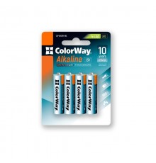 Батарейка ColorWay Alkaline Power AA/LR06 BL 4шт