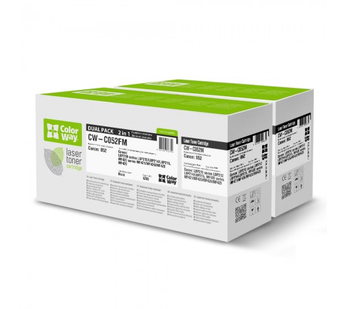 Картридж CW (CW-C052FM) Canon LBP212/MF421 Black (Canon 052) Dual Pack Картридж CW (CW-C052FM) Canon LBP212/MF421 Black (Canon 052) Dual Pack