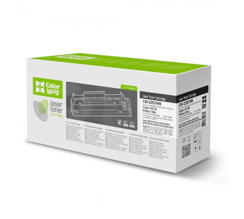 Картридж CW (CW-C057MN) Canon LBP223dw/226dw/228x/MF443dw/445dw/446x/449x (Canon 057) без чіпа Картридж CW (CW-C057MN) Canon LBP223dw/226dw/228x/MF443dw/445dw/446x/449x (Canon 057) без чіпа