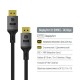 Кабель ColorWay DisplayPort-DisplayPort V2.1 16K 1.5м, Black (CW-CBDP091-BK)