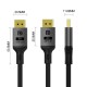 Кабель ColorWay DisplayPort-DisplayPort V1.4 8K 1.5м, Black (CW-CBDP093-BK)
