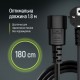 Кабель живлення ColorWay CEE7/7-C13, 1.8 м, Black (CW-CBP082-BK)