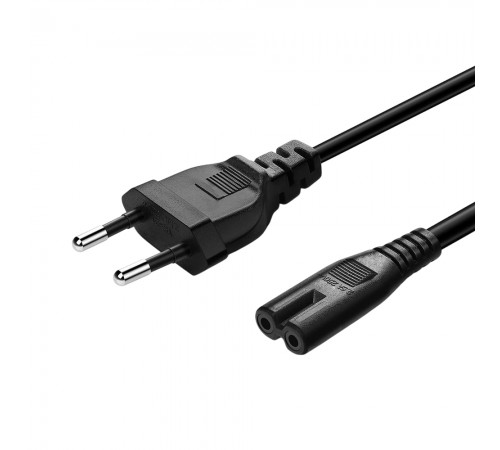 Кабель живлення ColorWay CEE7/16-C7, 2 м, Black (CW-CBP085-BK)