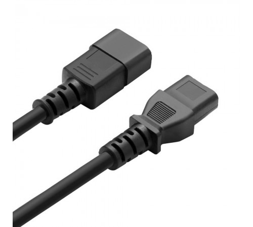 Кабель живлення ColorWay C13-C14, 1 м, Black (CW-CBP087-BK)