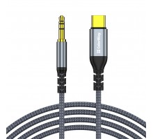 Адаптер ColorWay USB Type-C - 3.5 мм (M/M), 1.2 м, Gray (CW-CBPDJ071-G)