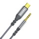 Адаптер ColorWay USB Type-C - 3.5 мм (M/M), 1.2 м, Gray (CW-CBPDJ071-G)