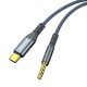 Адаптер ColorWay USB Type-C - 3.5 мм (M/M), 1.2 м, Gray (CW-CBPDJ071-G)