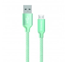 Кабель ColorWay USB - micro USB (M/M), 1 м, Mint (CW-CBUM002-MT)