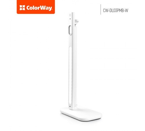 Настільна лампа LED ColorWay CW-DL03PMB-W White Настільна лампа LED ColorWay CW-DL03PMB-W White