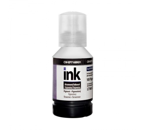 Чорнило CW Epson L-7160/7180 (Black Pigment) (CW-EP716BK01) 140мл