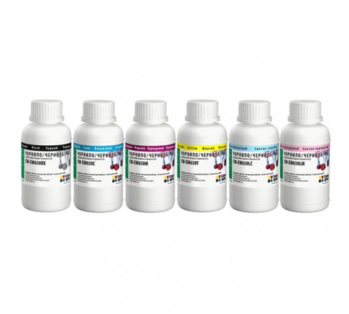 Комплект чорнил CW EPSON TX650 BK/С/LC/LM/M/Y (CW-EW650SET02) 6*200г