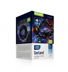 Світлодіодна гірлянда ColorWay (CW-G-200L20UMC) 200LED, 20м, 8 функцій