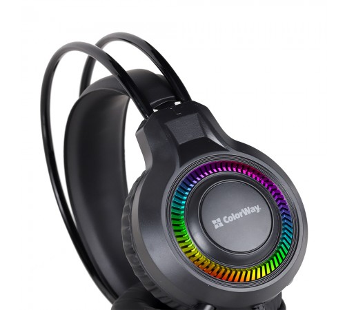 Гарнітура СolorWay GlowCore RGB Black (CW-HPG02BK)