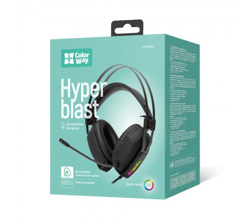 Гарнітура СolorWay Hyperblast RGB Black (CW-HPG05BK)