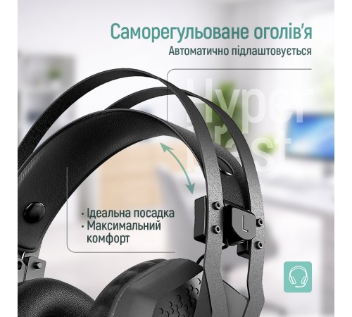 Гарнітура СolorWay Hyperblast RGB Black (CW-HPG05BK)