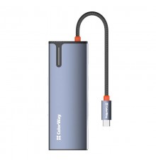 Док-станція ColorWay USB-C 5-в-1 Type C PD 100W/USB3.0х3/HDMI 4К (CW-HUB01)