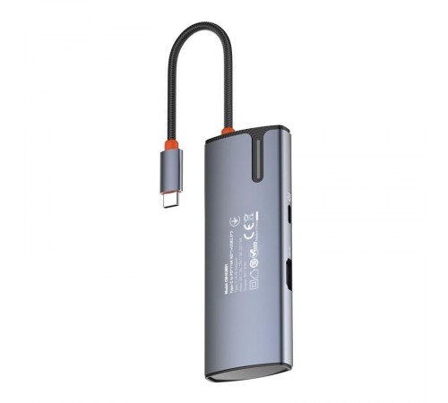 Док-станція ColorWay USB-C 5-в-1 Type C PD 100W/USB3.0х3/HDMI 4К (CW-HUB01)