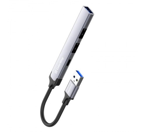 Концентратор СolorWay USB-A 4-в-1 USB2.0х3/USB3.0 (CW-HUB05)