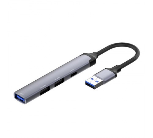 Концентратор СolorWay USB-A 4-в-1 USB2.0х3/USB3.0 (CW-HUB05)