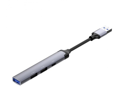 Концентратор СolorWay USB-A 4-в-1 USB2.0х3/USB3.0 (CW-HUB05)
