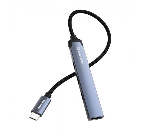 USB-хаб СolorWay USB Type-C 4-в-1 (CW-HUB07) USB-хаб СolorWay USB Type-C 4-в-1 (CW-HUB07)