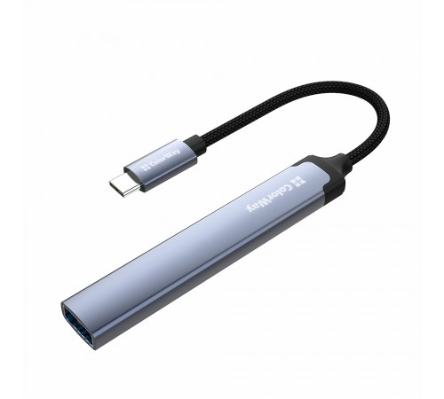 USB-хаб СolorWay USB Type-C 4-в-1 (CW-HUB07) USB-хаб СolorWay USB Type-C 4-в-1 (CW-HUB07)