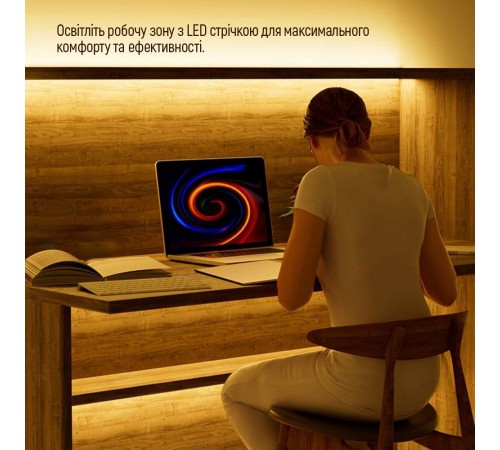 Світлодіодна стрічка ColorWay з живленням від USB холодний білий 3 м (CW-LD03) Світлодіодна стрічка ColorWay з живленням від USB холодний білий 3 м (CW-LD03)