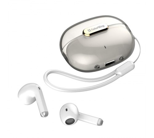 Bluetooth-гарнітура СolorWay Slim TWS-2 Earbuds White (CW-TWS2WT)