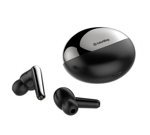 Bluetooth-гарнітура СolorWay TWS-3 Earbuds Black (CW-TWS3BK) Bluetooth-гарнітура СolorWay TWS-3 Earbuds Black (CW-TWS3BK)
