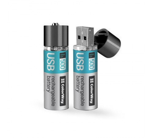 Акумулятор USB ColorWay AA/HR06 Li-Pol 1200 mAh BL 2шт