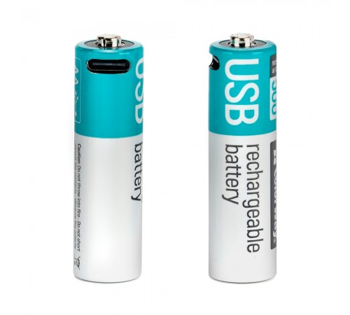 Акумулятор USB-C ColorWay (CW-UBAA-10) AA/HR06 Li-Pol 2220 mAh BL 2шт Акумулятор USB-C ColorWay (CW-UBAA-10) AA/HR06 Li-Pol 2220 mAh BL 2шт
