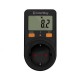 Енергометр цифровий (W/V/A/C/KWh) СolorWay для розетки (16A/3680W) (CW-VM16-01D)