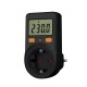 Енергометр цифровий (W/V/A/C/KWh) СolorWay для розетки (16A/3680W) (CW-VM16-01D)